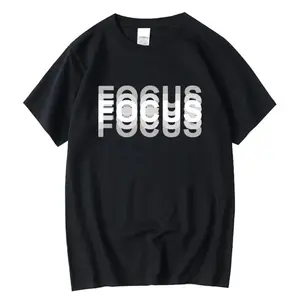 Optical Illusion FOCUS Graphic T-Shirt Minimalist