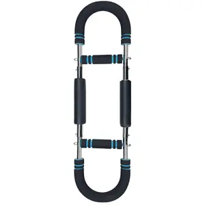 Forearm Strengthener Chest Workout    Arm Exerciser Portable Home Gym   Durable Reinforced Alloy Steel High-Tension Core Spring Soft PU Leather Wrap Ergonomic Thickened Foam Grip shoulder muscle   setting U-Shape Dual-Pressure  Stainless Steel Arm Trainer