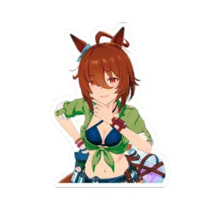 Umamusume Lunatic Lab Agnes Tachyon No Color Outline Sticker