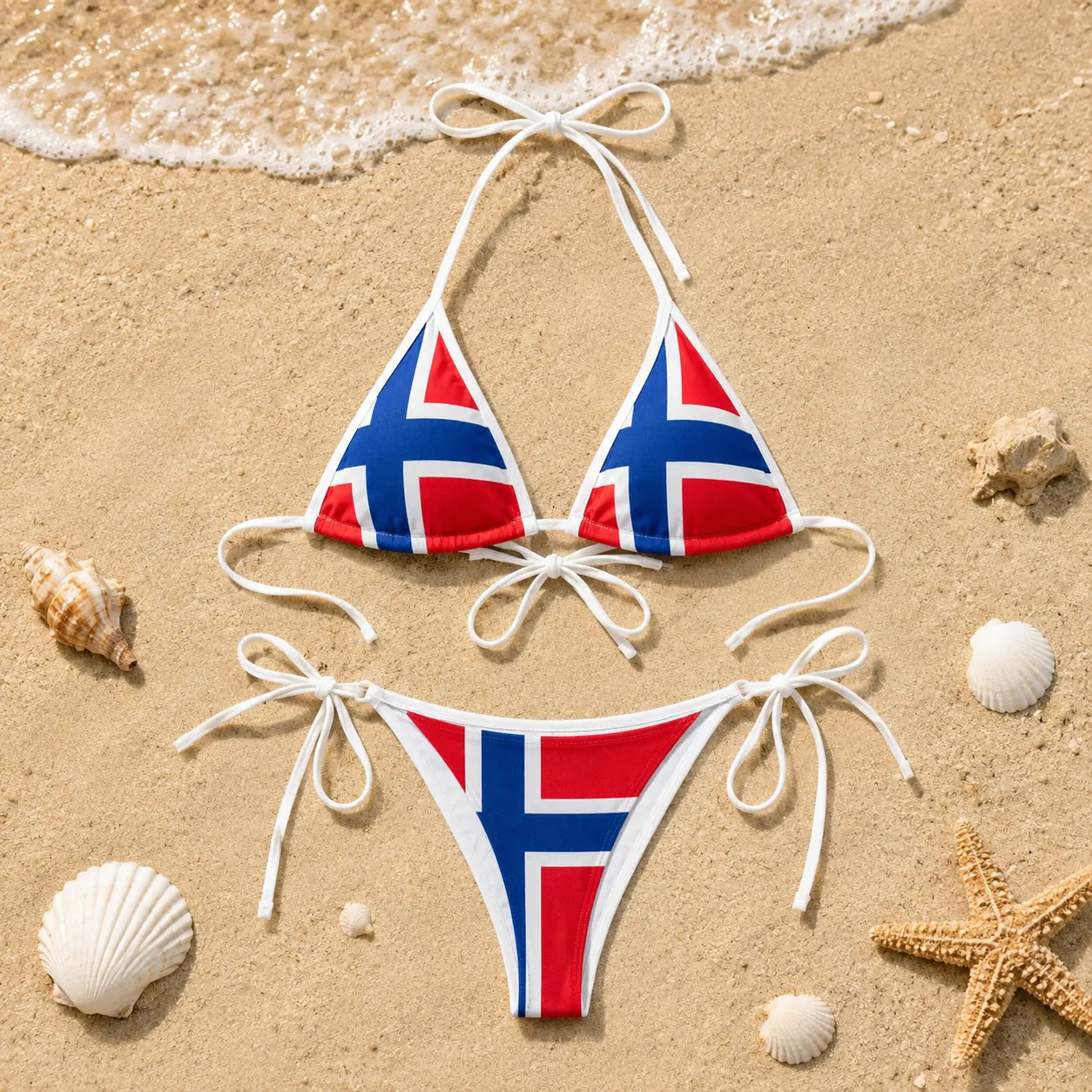 Norway Flag Bikini - Women's Swimwear