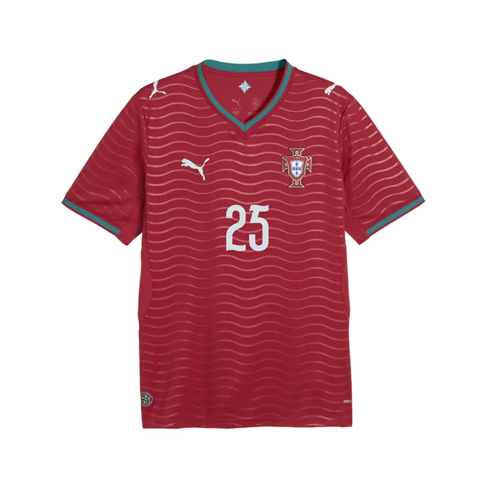 PUMA Mens Portugal 2026 Home Player Jersey Soccer Cleats  - Red