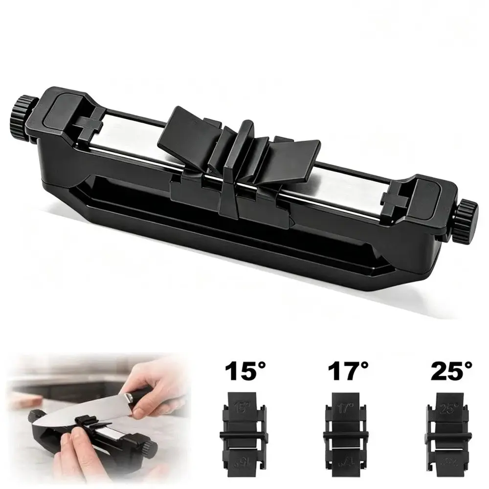 Handheld Angle-Guided Pocket Knife Sharpener - Camping, Hiking Outdoor Sports Knife Sharpening Supplies