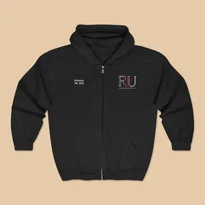 Rapid Decision Unit RDU Logo Hoodie | Observation Unit Full Zip Hooded Sweatshirt l RDU Hoodie | Observation Hoodie Zip Up