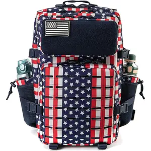 45L Military Tactical Backpack For Men Molle Daypack 3 Day Bug Out Bag Hiking Rucksack With Bottle Holder gymsharkminibag