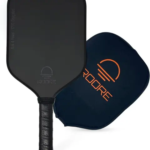 Roore Gen 4 100% Foam Core Pickleball Paddles T700 Carbon Fiber Pickleball Paddle 16mm Thermoformed Pickleball Racket and Edge Foam Injected Pickleball Rackets Pickle Ball Paddle Elongated