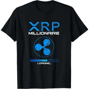 Ripple Token Enthusiast HODL T Shirt for Crypto Millionaires