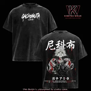 Rudo Gachiakuta T-Shirt – Vintage Washed Gachiakuta Inspired Tee, Dark Abyss Rudo Anime Graphic Shirt, Anime Streetwear Oversized Apparel, Soft Cotton Casual Unisex Top, Gift for Anime Fans