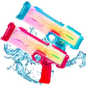 Cool Toy Water Gun, Flashing Lights & Sound Effects, Large Capacity Pulse Spray, Battery Included, Outdoor Beach Play, Ages 3+