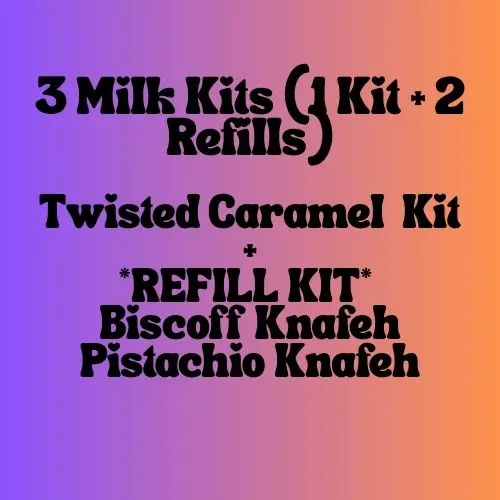 3 Milk Kits (1 Kit + 2 Refills)