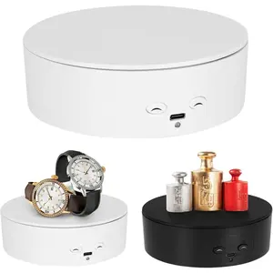 Motorized Rotating Display Stand, 5in/11lbs Load, 360? Rotating Platform for  Watch 3D Models Cake, Electric Spinning Display Stand for Live Show, Products Video shoot