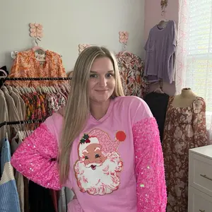 Santa Sequin Long sleeve
