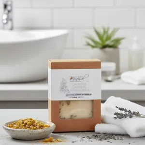 Soothing Oatmeal & Chamomile Relief Bar | Handcrafted, Toxic-Free Soap for Sensitive Skin