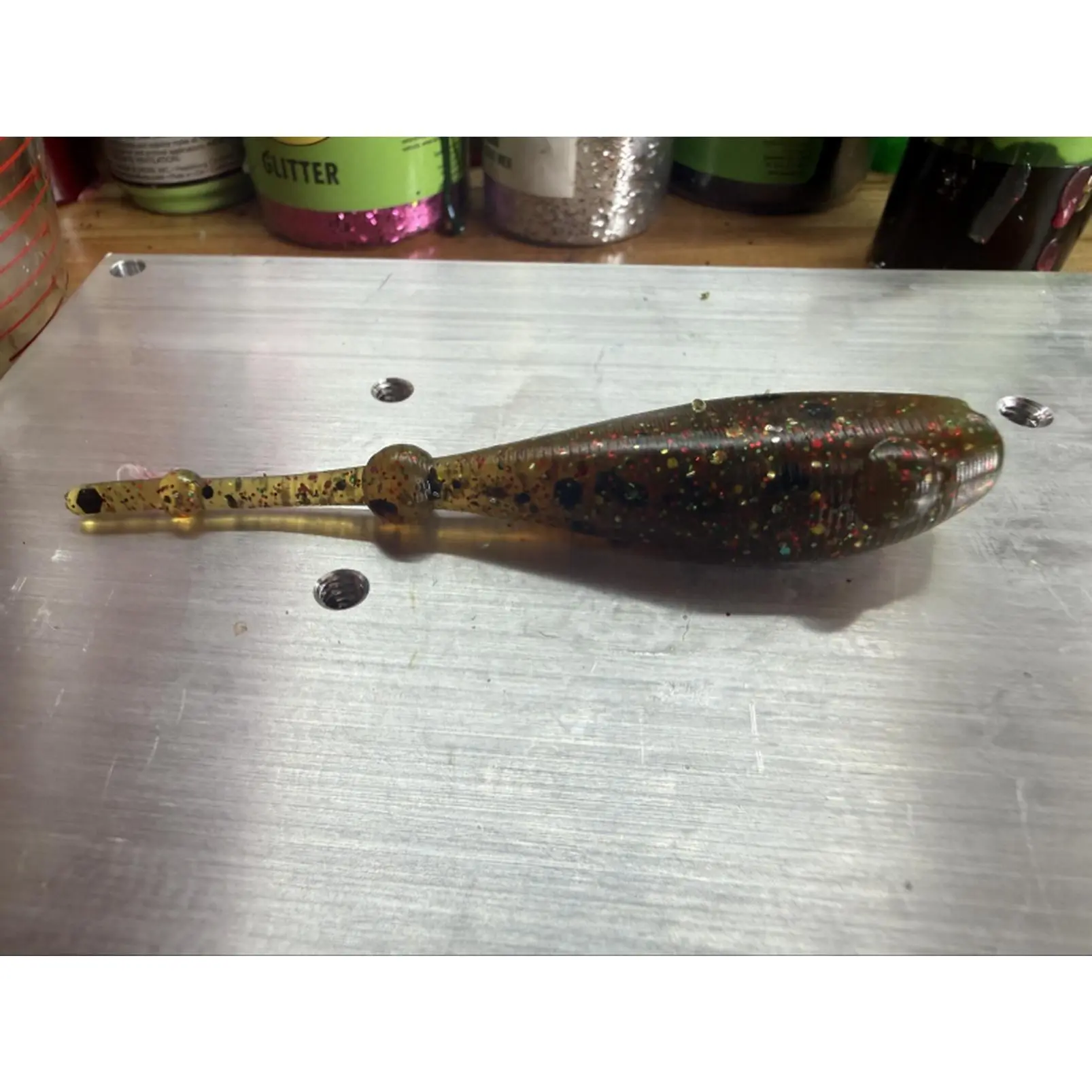 Daddy TAD 6-Pack Glitter & Scent Customizable Jerking or Large Trailer Lures Pick Any Color and Scent