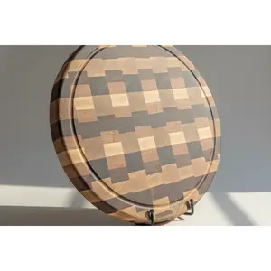 Round Sous Chef Butcher Block - American Blend