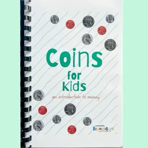 BeginderBox Coins for Kids: An Introduction to Money Book for Preschoolers with Pennies Nickels Dimes Quarters Matching Games Tracing and Rhymes Recognition
