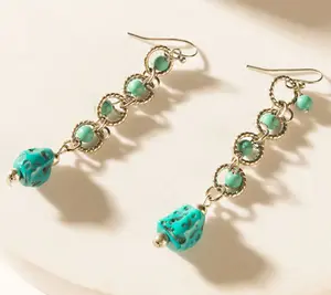 Laramie Loops Earrings in Desert Blue