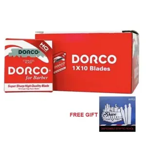 Dorco Sharp single edge blades for barbers 1000 blades