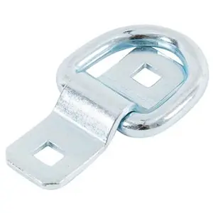 212 MAIN Steel D-Ring, 2 In. Pin Size, with Bracket, Polished Finish (Model 89314)