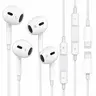 Lightning Wired Semi-In-Ear Earbuds,HiFi Stereo Sound Wired Earphones with Microphone & Volume Control, Portable Design Earphones for Phone 14/13/12/11/SE/XR/XS/X/8/7Audio, Light Weight Earbuds summerwins