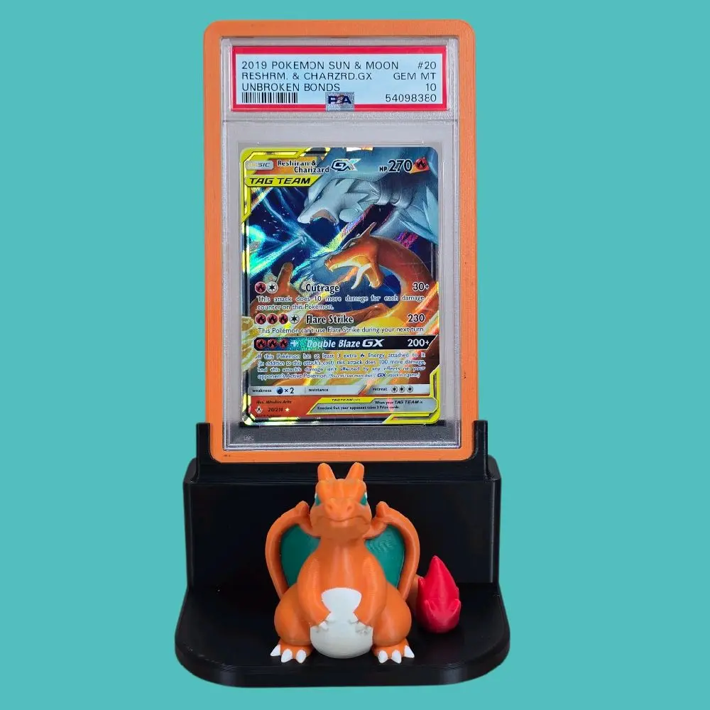 Charizard Pokemon Card Display for PSA/ Mag (One-Touch) Case/Toploader