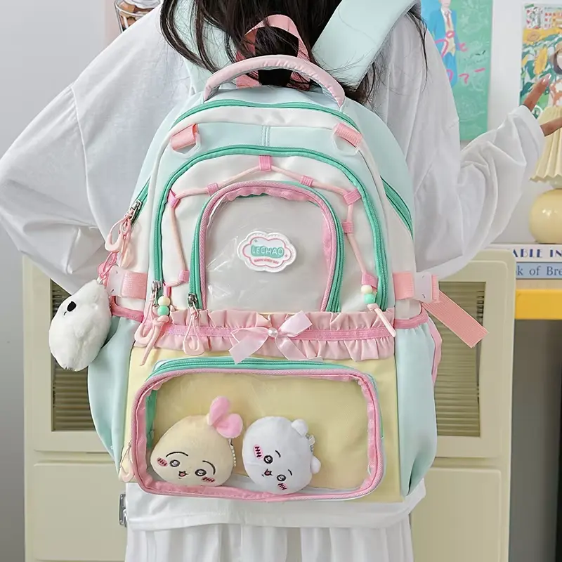 New Sweet Girl Cute Ulzzang Ita Bag Beautiful Schoolbag Large Capacity Women Backpack Comic Exhibition Exquisite Backpack