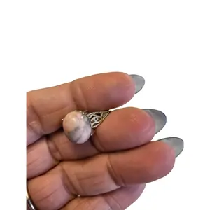 Adjustable Rhodochrosite Ring for Women - Fashion Accessory gipsy jewelry