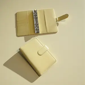 Yellow A6 PU Leather Binders