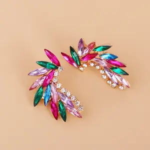 Angel Wings Earring Metal Coating Retro Elegant Casual