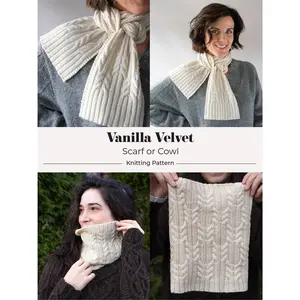 Vanilla Velvet <br/><small>scarf/cowl knitting pattern</small>