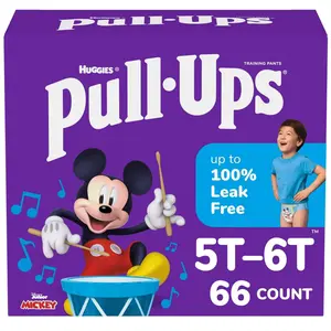 Pull-Ups Boys' Learning Designs Training Pants Econ+ Pack - Size 5T-6T - 66ct