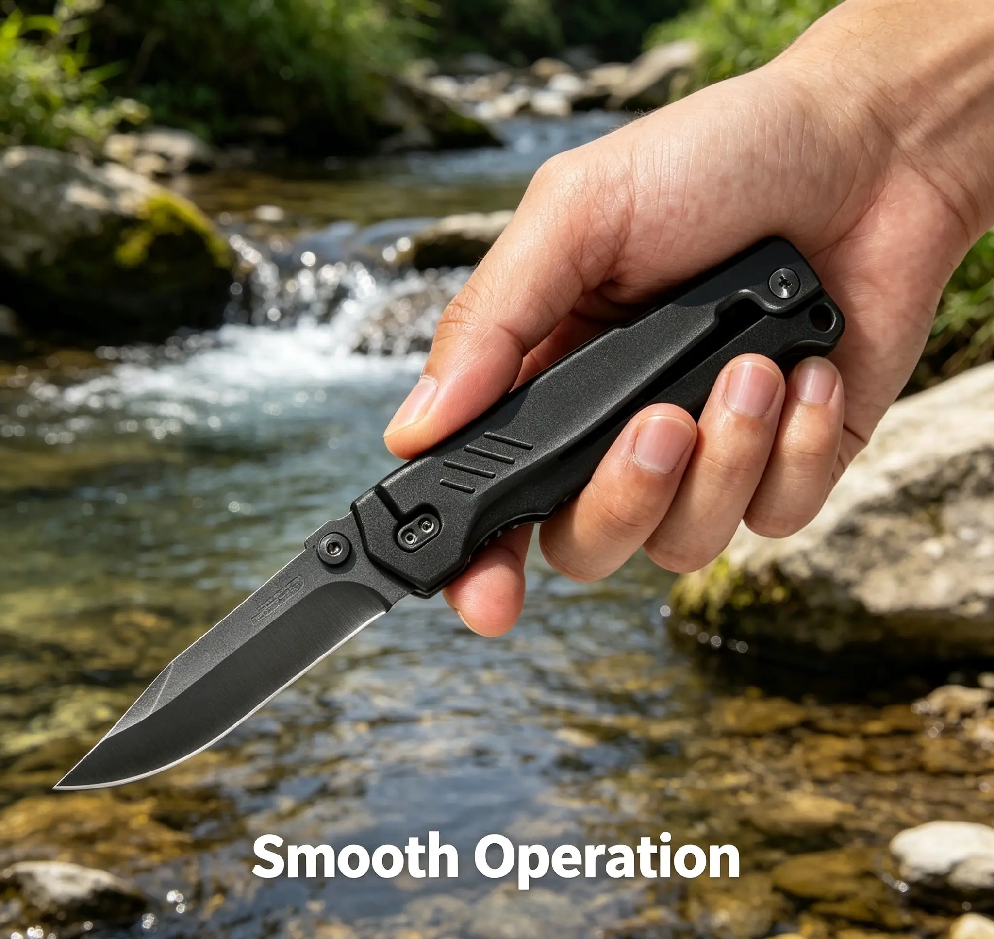 Zero Gravity Utility Knife - Smooth Operation, Sharp Stainless Steel Blade, Lightweight Non-Slip Grip, Portable for Everyday Carry, Home & Outdoor Utility Tasks