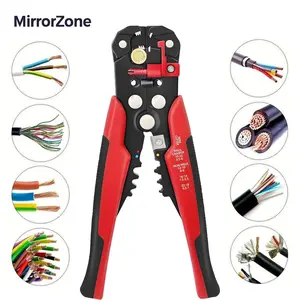 Precision Wire Stripper,3 in 1 Wire Stripper,Wire Terminal Crimping Tools Kit,Wire Cutter,Wire Stripping Tool,Suitable for AWG 10-22 Solid Wires,Professional Hand Tools,MirrorZone.