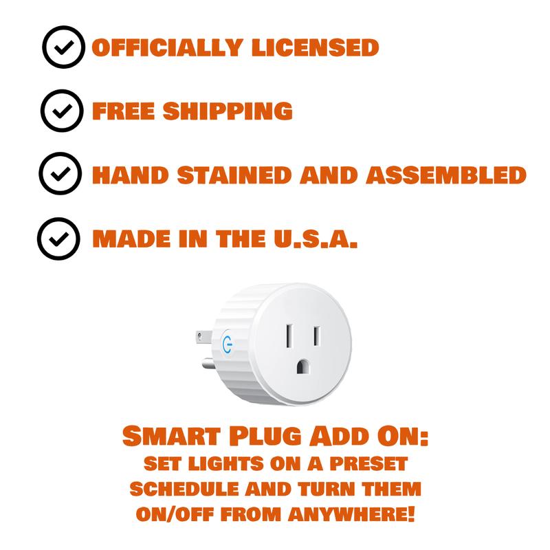 LSU Tigers Flag Wood LED Sign | Handcrafted, Officially Licensed, Made in USA