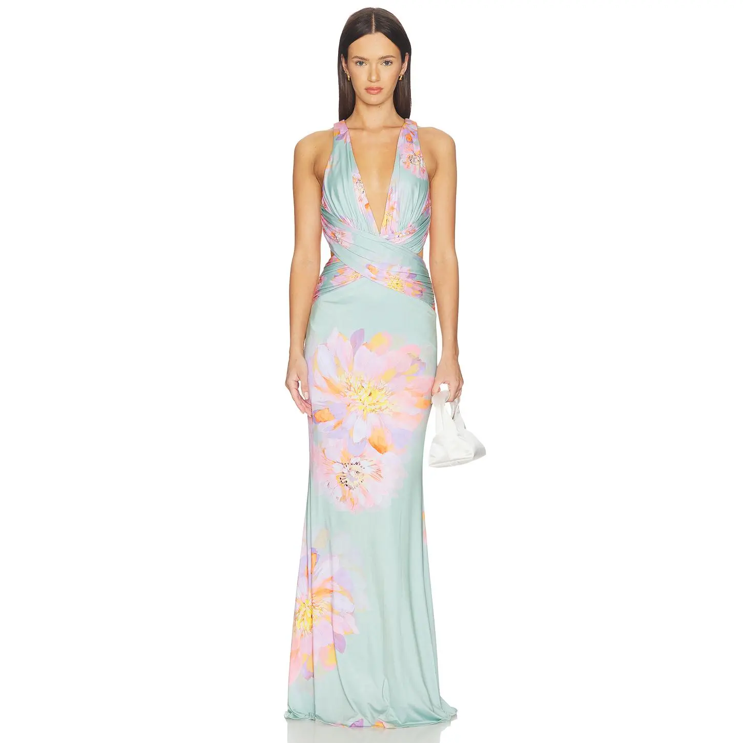 Katie May Secret Agent Gown in Sage Bloom