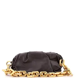 Pre-owned Bottega Veneta Leather Shoulder Bags The Chain Pouch Teen by Rebag