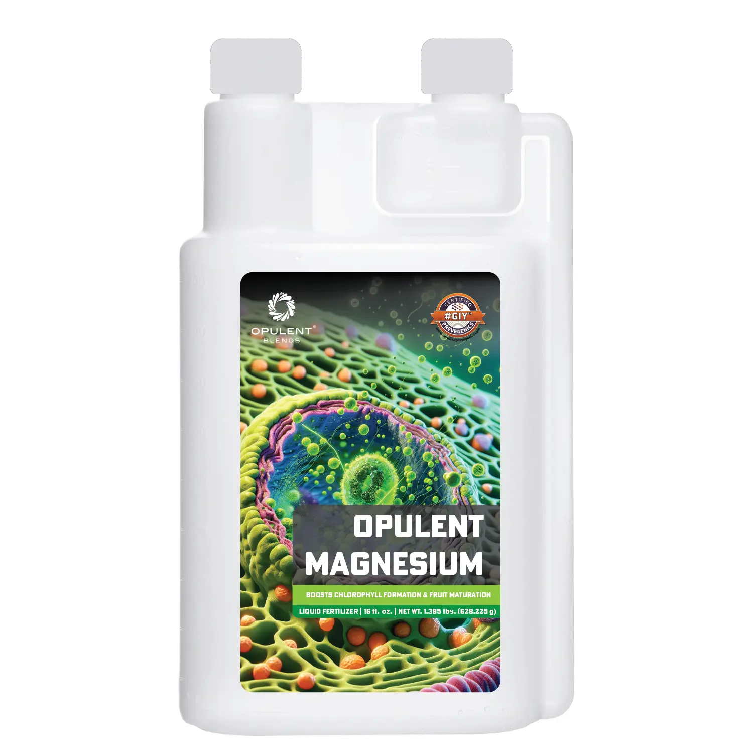 Opulent Magnesium | 16 fl. oz. | Liquid Magnesium Fertilizer | Magnesium Amino Acid Complex | Macronutrient | Boost Plant Chlorophyll Formation & Fruit Maturation