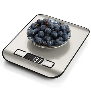 Digital Food Scale, 11 lb Digital Kitchen Scales Weight Ounces and Grams for Cooking and Baking, 6 Units with Tare Function Kitchenware