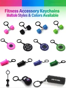 Mini Dumbbell Key Chain, Backpack Pendant Accessory, For Sports Enthusiasts, Alloy Dumbbell Pendant Charm Car Accessories Bag Charm Backpack For School Christmas Gift Ideas Bag Charms Car Accessories Teacher Friend Sister, Keychain For Bags