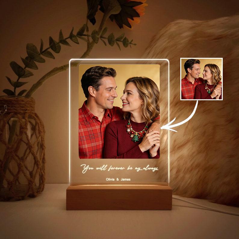 Personalized Song Plaque Music Picture Frame Night Lamp  Custom Album Cover with Photo | Gifts for Boyfriends, Birthday Gifts for BF, Graduation Leis, Teacher Gifts, Teen Girl Gifts, Anniversary Gift for Him, Romantic Home Decor Light Signs