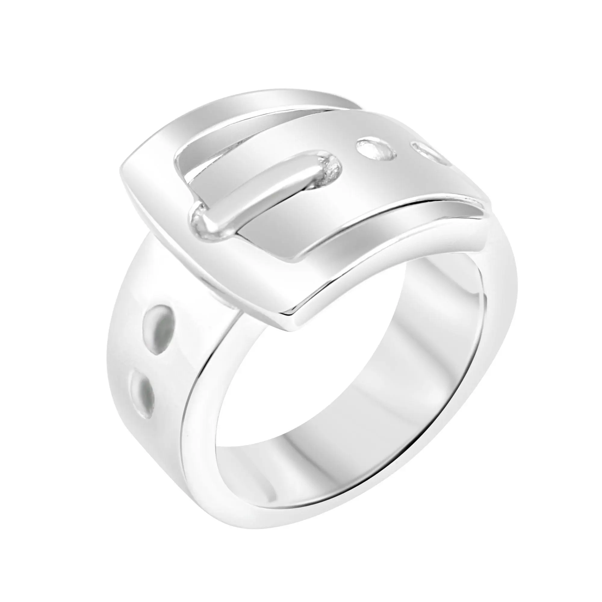 Steel by Design Polished Buckle Ring