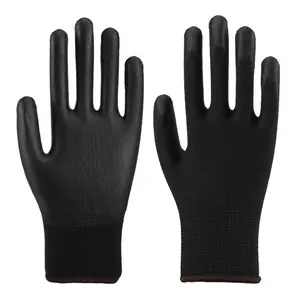 6 Pairs Durable Slip-Resistant Gardening Gloves Set Indoor & Outdoor Use, Construction, Woodworking Comfortable Fit with Knitted Wrist Cuffs