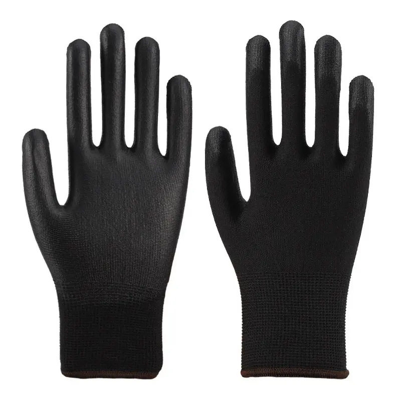 6-Pair Durable Slip-Resistant Gardening Gloves Set with Knit Cuffs, Comfortable Fit for Indoor/Outdoor Use, Construction, Woodwork Grip
