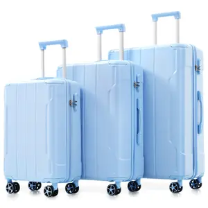 (20+24+28 inches) 3-piece set, hard shell ABS resistant to impact, double rotating wheels smooth, lightweight and durable, resistant to manufacturing and loading, covering boarding and check-in, practical appearance, dual online