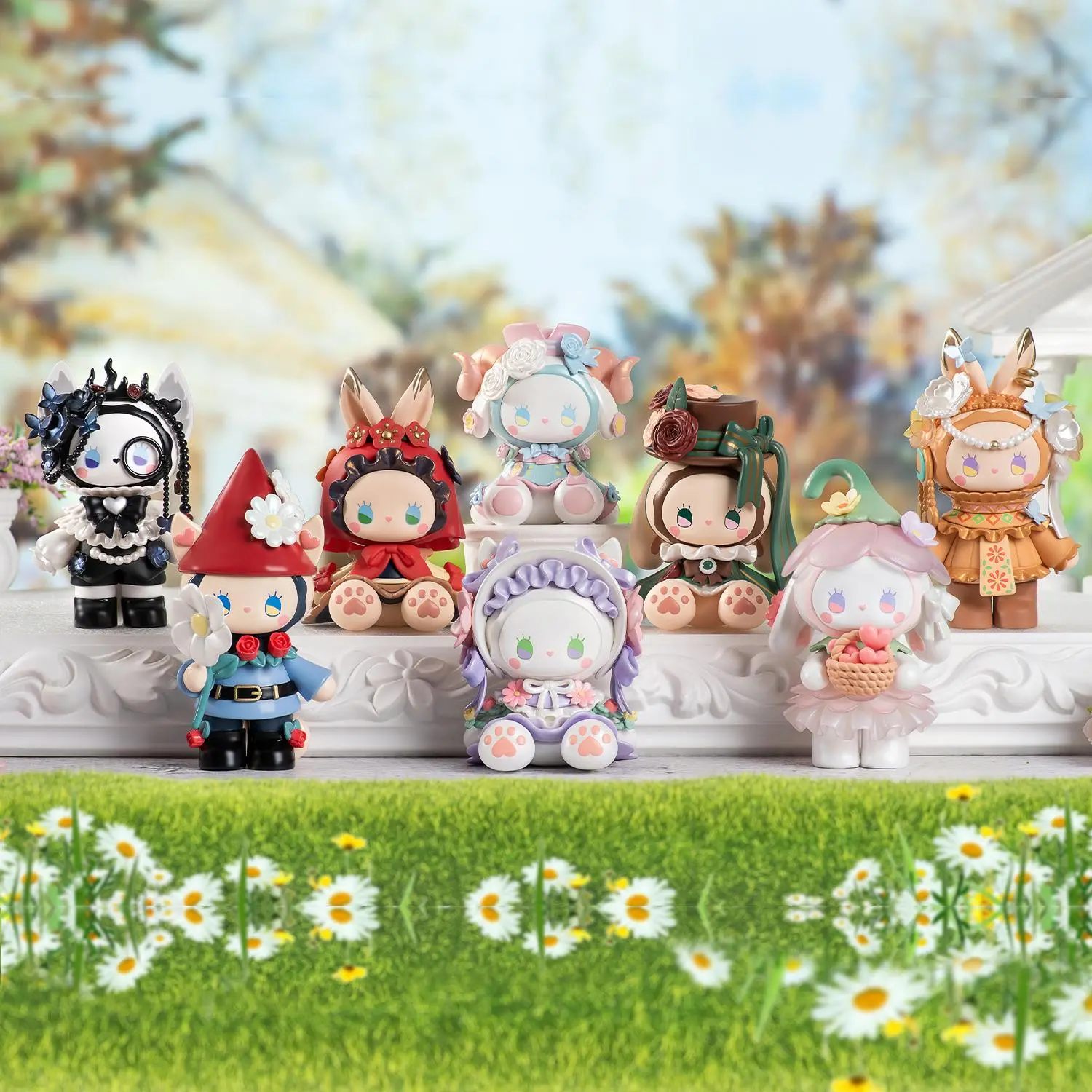 LUCKY EMMA Garden Date Series: Secret Forest Trend Toy Figurine Handcrafted Creative Gift for Girls, Handmade, One-Of-A-Kind, Sweet Surprise For Birthdays