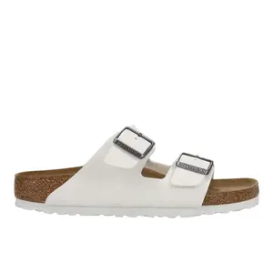 BIRKENSTOCK Womens Arizona Birko-Flor Casual Sandals Casual - White BIRKENSTOCK Womens Arizona Birko-Flor Casual Sandals Casual - White