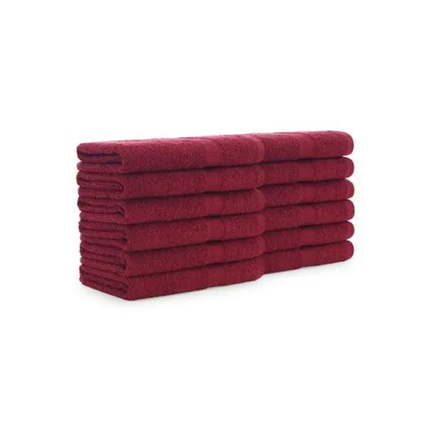 True Color Ring-Spun Cotton Hand Towels, Ring Spun Cotton, 16x27 in., Six Colors, Buy a 12-Pack or a Case of 120
