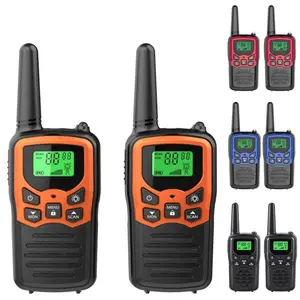 2 PACK Long Range 100 meter Walkie Talkie Two Way Radio Charge Headset Waterproof Wireless