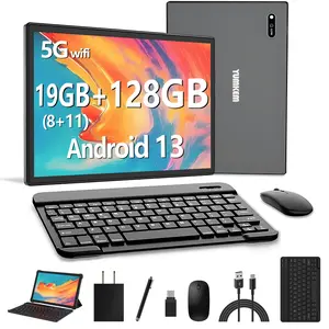 POWMUS 10.1" Android 13 Tablet, 19GB RAM (8GB+11GB) + 128GB ROM, 1280×800 IPS Display, Octa-Core 2.0GHz, 8000mAh Battery, Gaming & Learning Tablet, Best Value Budget Tablet for Study, Work & Entertainment, Limited Time Deal