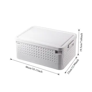 Large Foldable Storage Box Clothes Home Storage Box Dormitory Organizing Box Children's Toys Books Storage Box