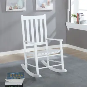 kaelin rocking chair White Slat Back Rocking Chair